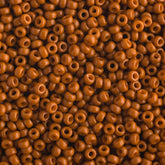 11/0 Miyuki Seed Beads Vermillion Opaque Duracoat #4458